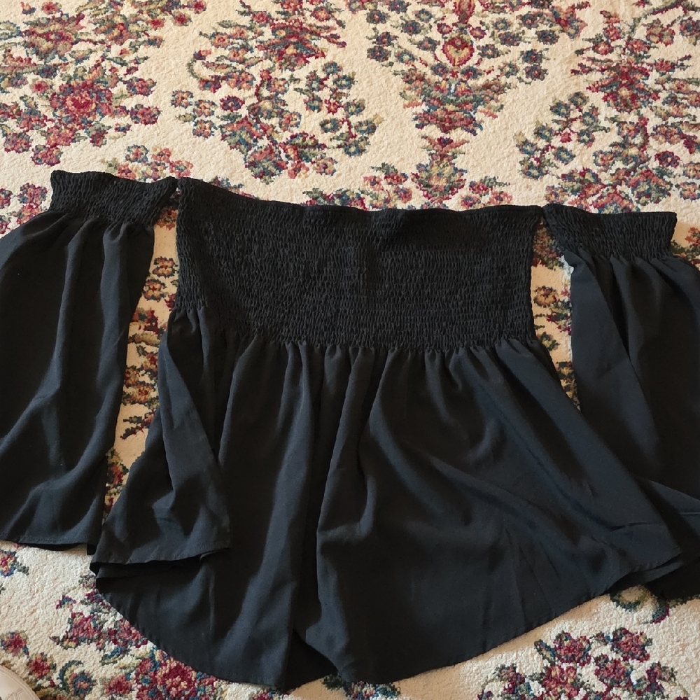 Black Off-Shoulder Top